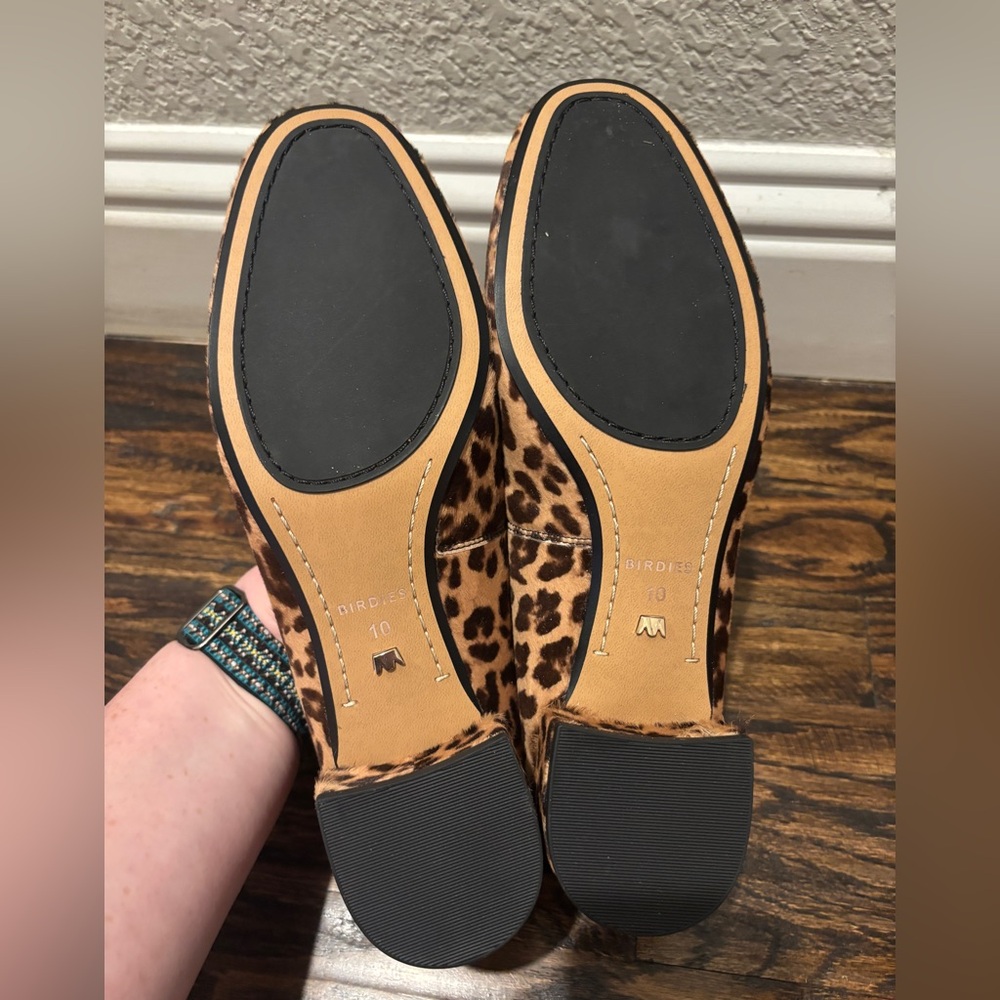 Birdies The Hummingbird 30 Heels- Leopard Calf Hair Print- Size 10- Retails $205 - Picture 6 of 7